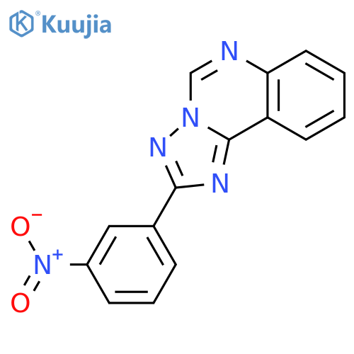[1,2,4]Triazolo[1,5-c]quinazoline, 2-(3-nitrophenyl)- structure