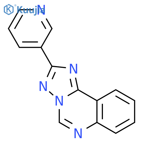 [1,2,4]Triazolo[1,5-c]quinazoline, 2-(3-pyridinyl)- structure