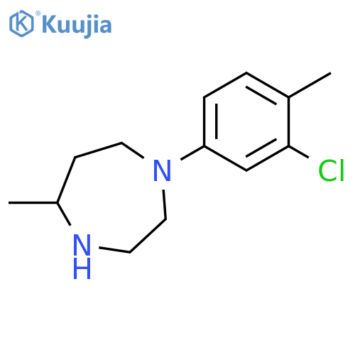 1-(3-Chloro-4-methylphenyl)-5-methyl-1,4-diazepane structure