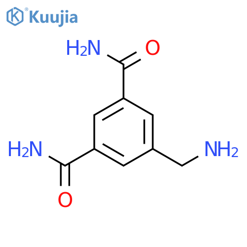 1,3-Benzenedicarboxamide, 5-(aminomethyl)- structure