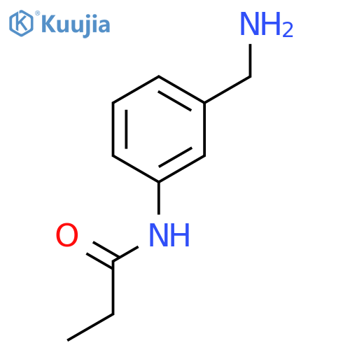 Propanamide, N-[3-(aminomethyl)phenyl]- structure