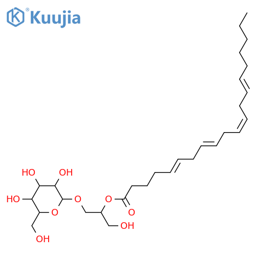 Glycerol 2-alkanoates; Glycerol 2-(5Z,8Z,11Z,14Z-eicosatetraenoate), 1-O-α-D-Galactopyranoside(2S-) structure