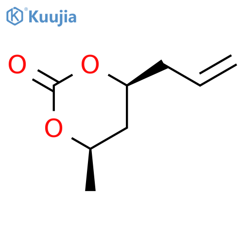 1,3-Dioxan-2-one, 4-methyl-6-(2-propen-1-yl)-, (4R,6S)-rel- structure