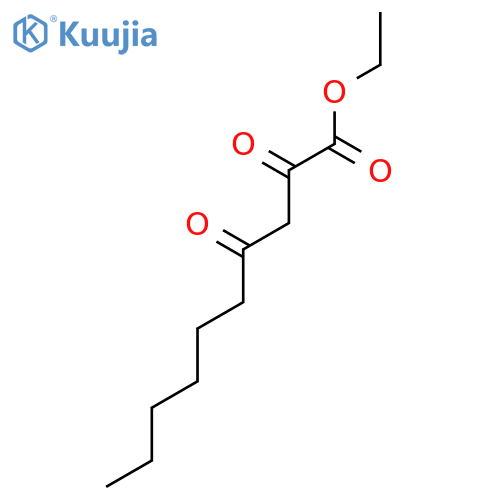 Decanoic acid, 2,4-dioxo-, ethyl ester structure