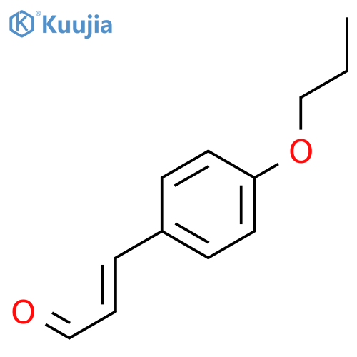 2-Propenal, 3-(4-propoxyphenyl)-, (2E)- structure