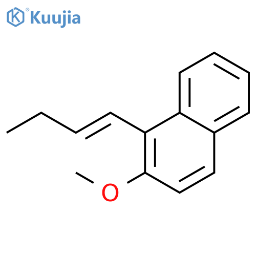 Naphthalene, 1-(1E)-1-buten-1-yl-2-methoxy- structure