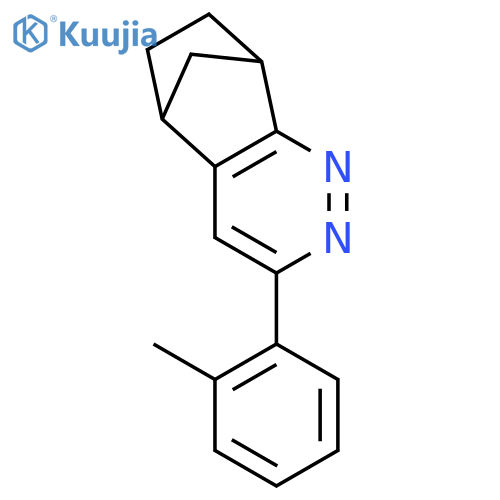 5,8-Methanocinnoline, 5,6,7,8-tetrahydro-3-(2-methylphenyl)- structure