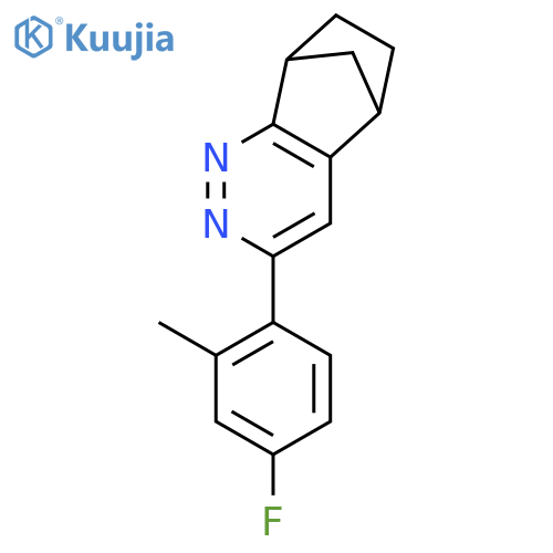 5,8-Methanocinnoline, 3-(4-fluoro-2-methylphenyl)-5,6,7,8-tetrahydro- structure