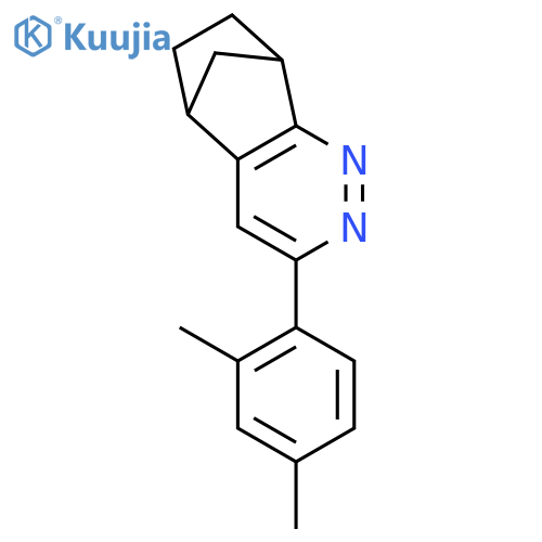 5,8-Methanocinnoline, 3-(2,4-dimethylphenyl)-5,6,7,8-tetrahydro- structure
