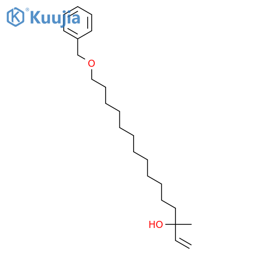 1-Pentadecen-3-ol, 3-methyl-15-(phenylmethoxy)- structure