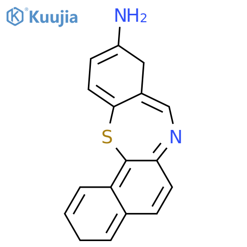 Benzo[f]naphtho[1,2-b][1,4]thiazepin-10-amine structure