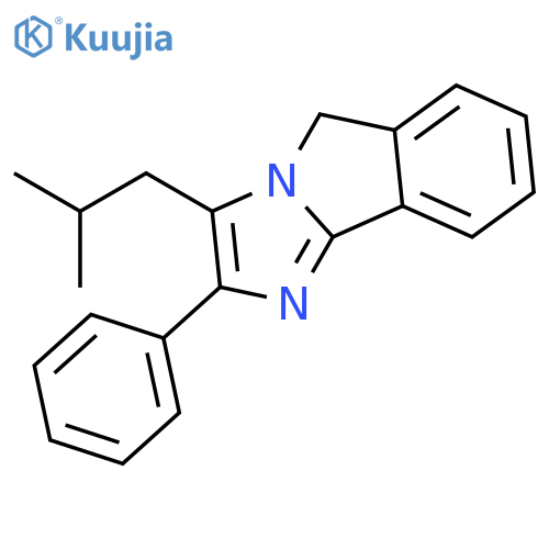 5H-Imidazo[2,1-a]isoindole, 3-(2-methylpropyl)-2-phenyl- structure