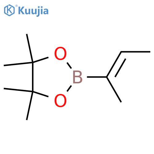 1,3,2-Dioxaborolane, 4,4,5,5-tetramethyl-2-[(1Z)-1-methyl-1-propenyl]- structure