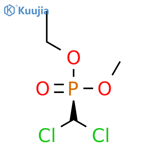 Phosphonic acid, (dichloromethyl)-, ethyl methyl ester, (S)- structure