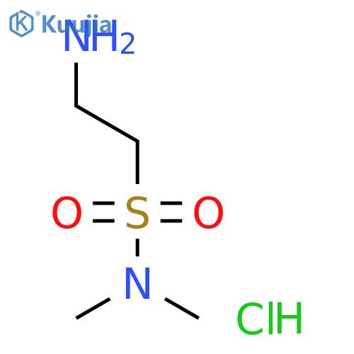 2-amino-N,N-dimethylethane-1-sulfonamide hydrochloride structure