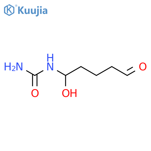 N-(1-Hydroxy-5-oxopentyl)urea structure