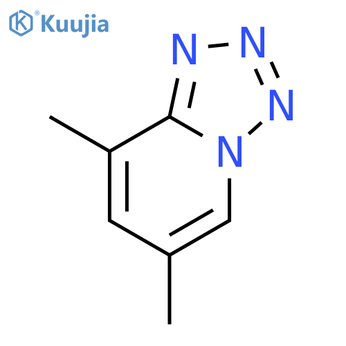 Tetrazolo[1,5-a]pyridine, 6,8-dimethyl- structure