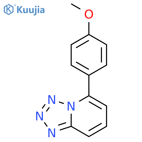 Tetrazolo[1,5-a]pyridine, 5-(4-methoxyphenyl)- structure