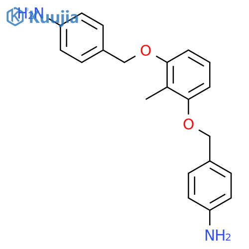 Benzenamine, 4,4'-[(2-methyl-1,3-phenylene)bis(oxymethylene)]bis- structure