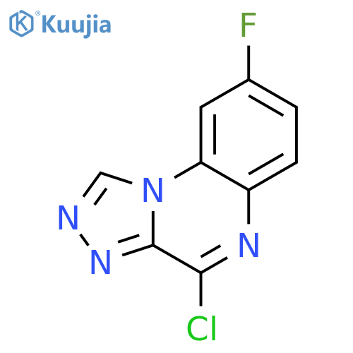 [1,2,4]Triazolo[4,3-a]quinoxaline, 4-chloro-8-fluoro- structure