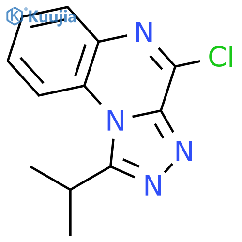 [1,2,4]Triazolo[4,3-a]quinoxaline, 4-chloro-1-(1-methylethyl)- structure