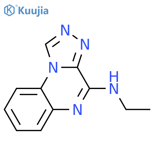 [1,2,4]Triazolo[4,3-a]quinoxalin-4-amine, N-ethyl- structure
