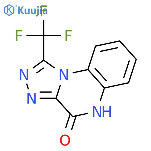 [1,2,4]Triazolo[4,3-a]quinoxalin-4(5H)-one, 1-(trifluoromethyl)- structure