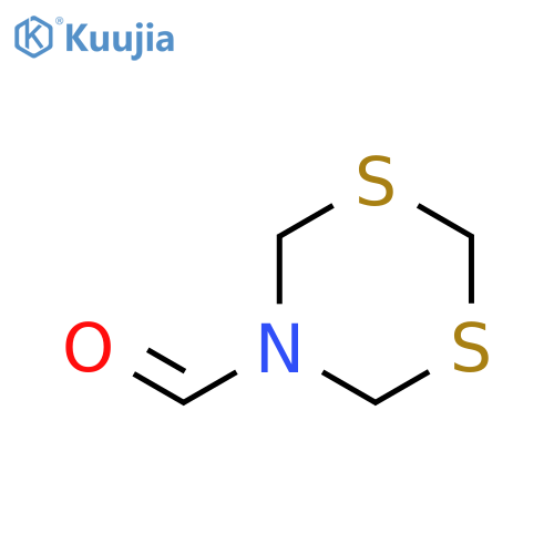 4H-1,3,5-Dithiazine-5(6H)-carboxaldehyde structure