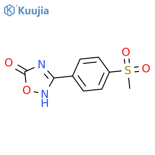 1,2,4-Oxadiazol-5(2H)-one, 3-[4-(methylsulfonyl)phenyl]- structure