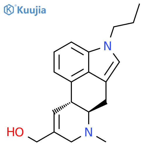 Ergoline-8-methanol, 8,9-didehydro-6-methyl-1-propyl- structure