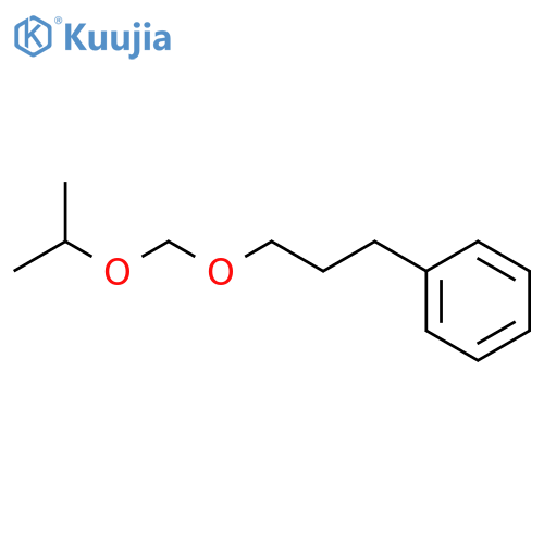 Benzene, [3-[(1-methylethoxy)methoxy]propyl]- structure