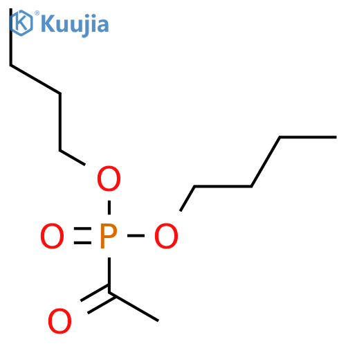 Phosphonic acid, P-acetyl-, dibutyl ester structure