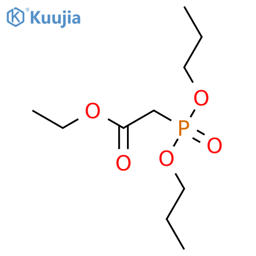 ACETIC ACID, (DIPROPOXYPHOSPHINYL)-, ETHYL ESTER structure