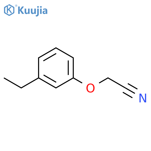 Acetonitrile, 2-(3-ethylphenoxy)- structure