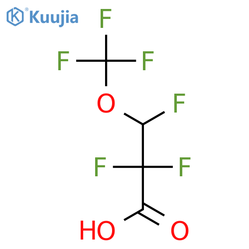 Propanoic acid, 2,2,3-trifluoro-3-(trifluoromethoxy)- structure