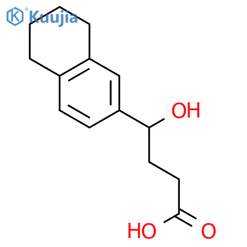 4-Hydroxy-4-(5,6,7,8-tetrahydro-naphthalen-2-yl)-butyric acid structure