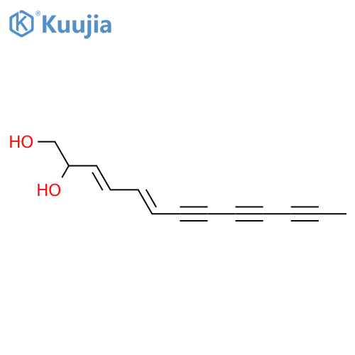 3,5-Tridecadiene-7,9,11-triyne-1,2-diol structure