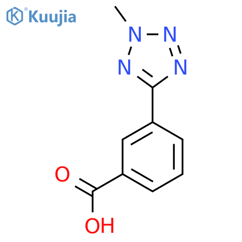 3-(2-Methyl-2H-tetrazol-5-yl)benzoic acid structure