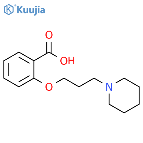 2-(3-Piperidin-1-yl-propoxy)-benzoic acid structure
