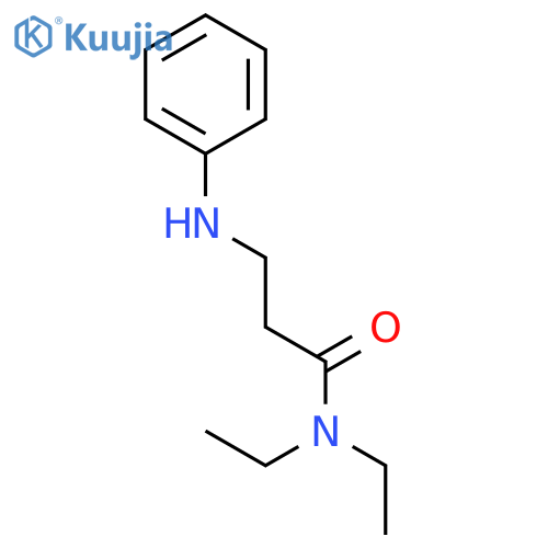 N,N-diethyl-N~3~-phenyl-beta-alaninamide structure