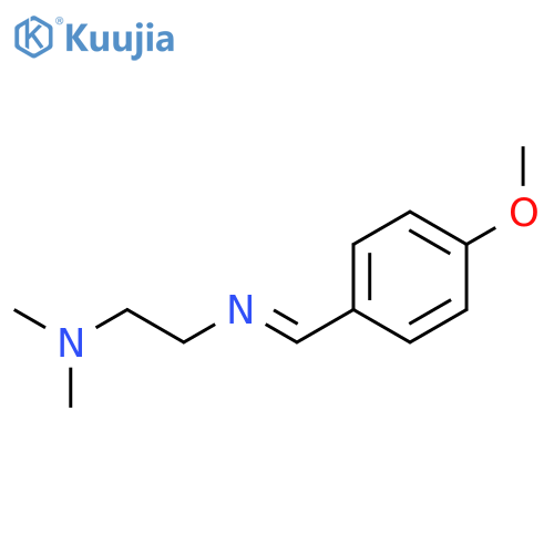 1,2-Ethanediamine, N'-[(4-methoxyphenyl)methylene]-N,N-dimethyl- structure