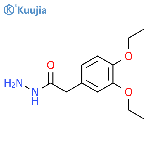 (3,4-Diethoxy-phenyl)-acetic acid hydrazide structure