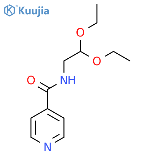 N-(2,2-Diethoxyethyl)pyridine-4-carboxamide structure