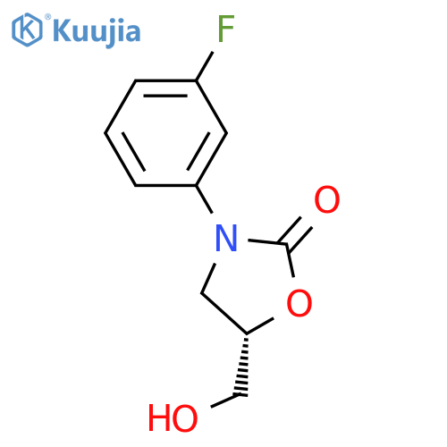(5S)-3-(3-Fluorophenyl)-5-(hydroxymethyl)-2-pxazolidinone structure