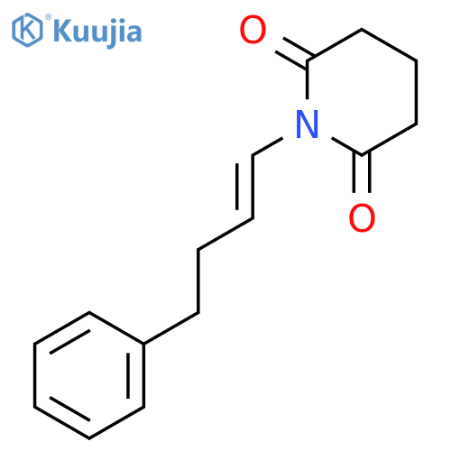 2,6-Piperidinedione, 1-[(1Z)-4-phenyl-1-buten-1-yl]- structure