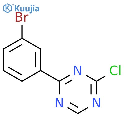 2-(3-Bromo-phenyl)-4-chloro-1,3,5triazine structure