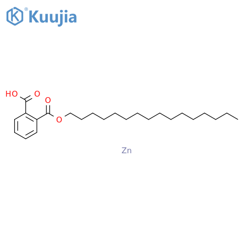 1,2-Benzenedicarboxylic acid, 1-hexadecyl ester, zinc salt (2:1) structure