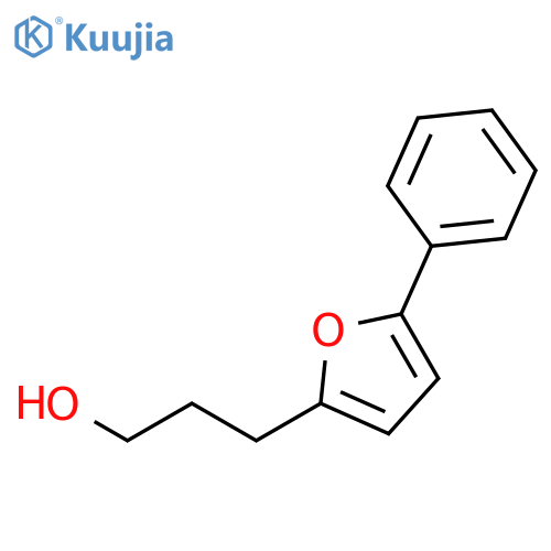 2-Furanpropanol, 5-phenyl- structure