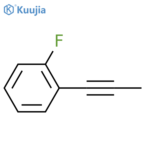 Benzene, 1-fluoro-2-(1-propyn-1-yl)- structure