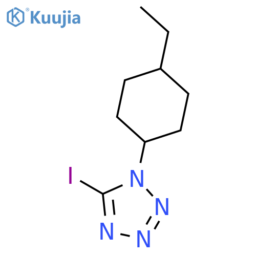 1H-Tetrazole, 1-(4-ethylcyclohexyl)-5-iodo- structure